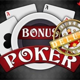 Bonus Poker Deluxe - 3 Hands online game logo by RTG (Reel Time Gaming) on spinstein.ch