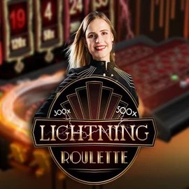 Lightning Roulette slot icon by Evolution, available at Spinstein Casino