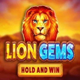 Lion Gems Hold and Win slot visual from Playson available on spinstein.ch