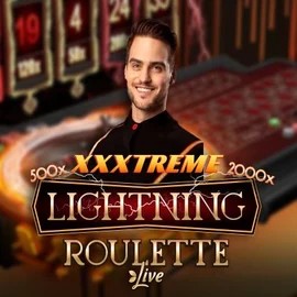 XXXtreme Lightning Roulette logo – Live Casino by Evolution at Spinstein Casino